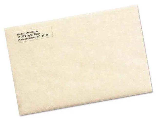 Alt view image 2 of 20 - Easy Peel Mailing Labels For Laser Printers, 1/2 X 1-3/4, Clear, 800/P