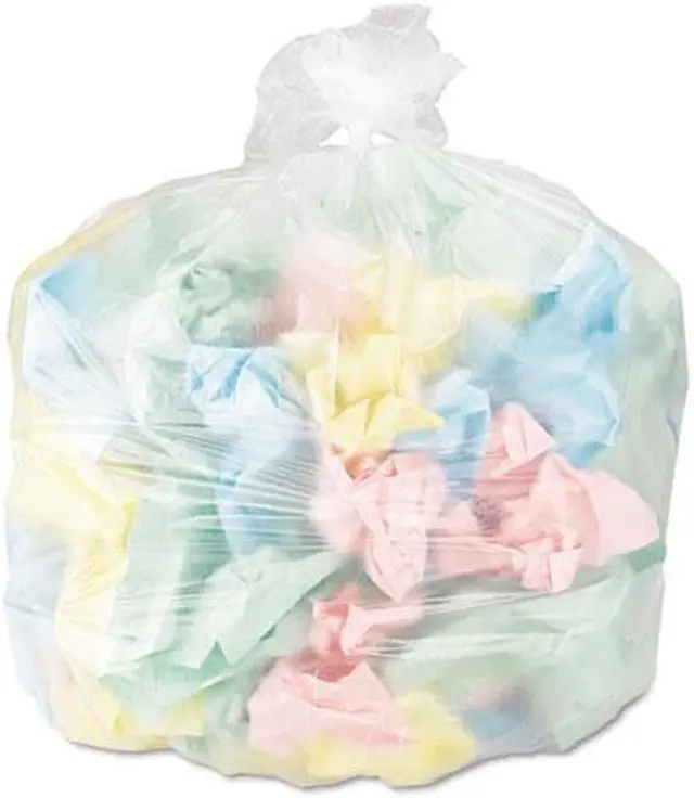 Alt view image 6 of 13 - Ultra Plus High Density Can Liners 30gal 10 Microns 30 x 37 Natural 500/Carton