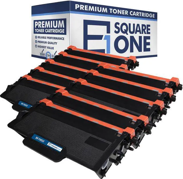 Main image of eSquareOne Compatible High Yield Toner Cartridge Replacement for Brother TN850 TN820 (Black, 10-Pack)