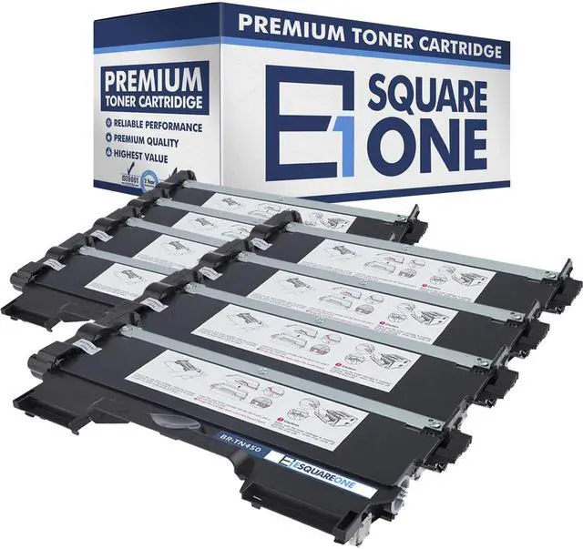 Main image of eSquareOne Compatible High Yield Toner Cartridge Replacement for Brother TN420 TN450 (Black, 8-Pack)