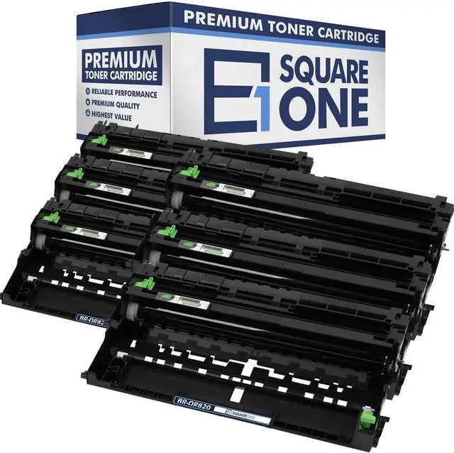 Main image of eSquareOne Compatible Drum Unit Replacement for Brother DR820 (Black, 6-Pack)