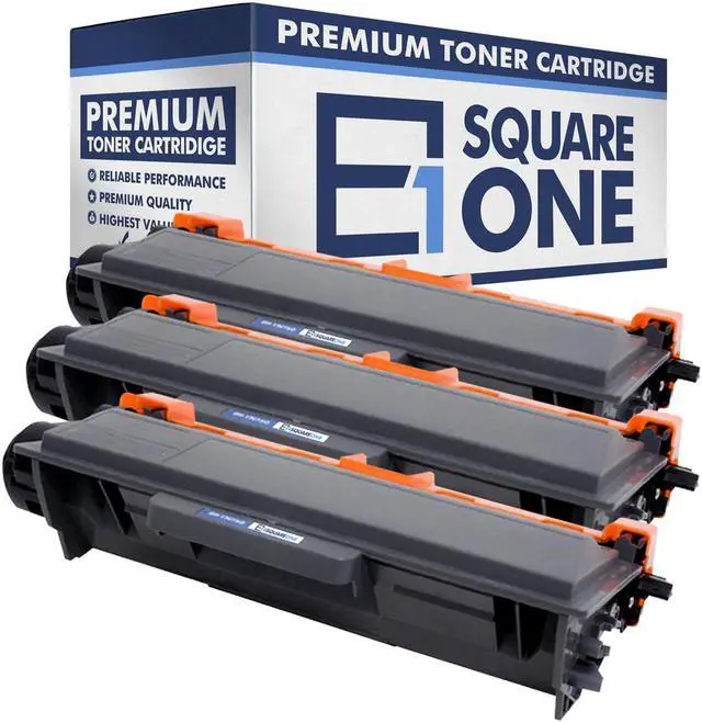 Main image of eSquareOne Compatible High Yield Toner Cartridge Replacement for Brother TN750 TN720 (Black, 3-Pack)