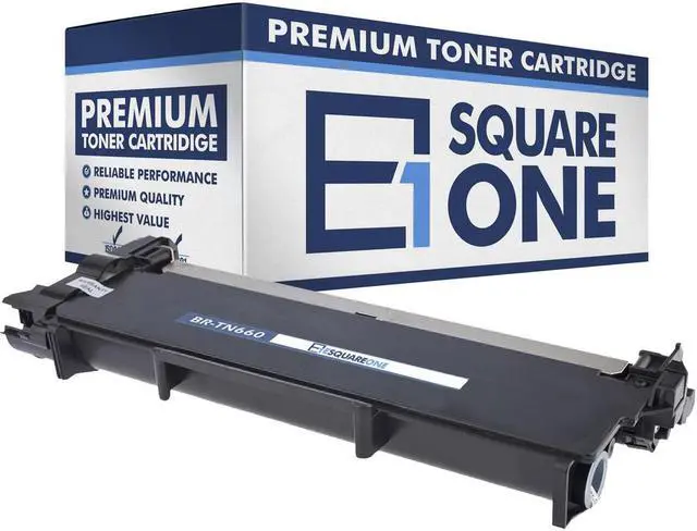 Main image of eSquareOne Compatible High Yield Toner Cartridge Replacement for Brother TN660 TN630 (Black, 1-Pack)