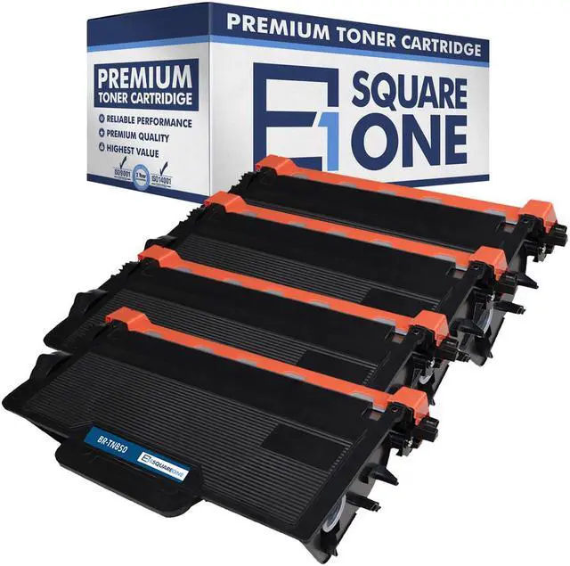 Main image of eSquareOne Compatible High Yield Toner Cartridge Replacement for Brother TN850 TN820 (Black, 4-Pack)