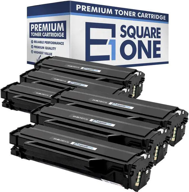 Main image of eSquareOne Compatible Toner Cartridge Replacement for Samsung 111S MLT-D111S (Black, 6-Pack)
