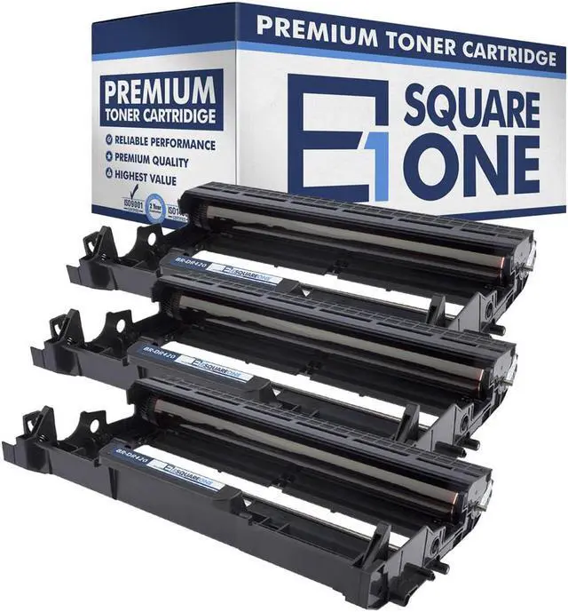 Main image of eSquareOne Compatible Drum Unit Replacement for Brother DR420 (Black, 3-Pack)