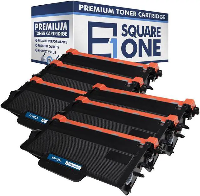 Main image of eSquareOne Compatible High Yield Toner Cartridge Replacement for Brother TN850 TN820 (Black, 6-Pack)