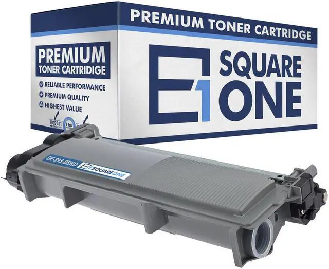 Main image of eSquareOne Compatible High Yield Toner Cartridge Replacement for DELL 593-BBKD PVTHG 593-BBKC 2RMPM (Black, 1-Pack)