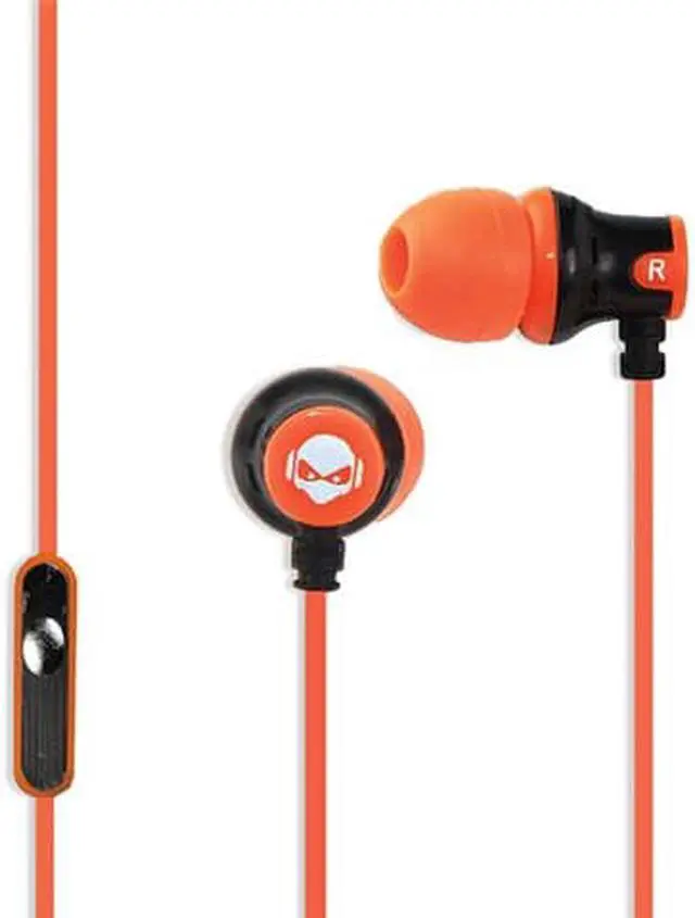 Main image of Subjekt AMP-M1152 AMP'D Earphones with Microphone - Orange