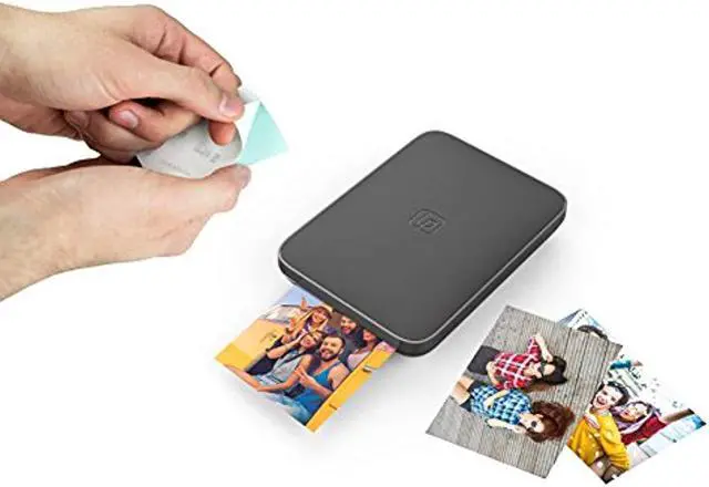 Alt view image 2 of 4 - lifeprint 3x4.5 portable photo and video printer for iphone and android. make your photos come to life w/ augmented reality  black