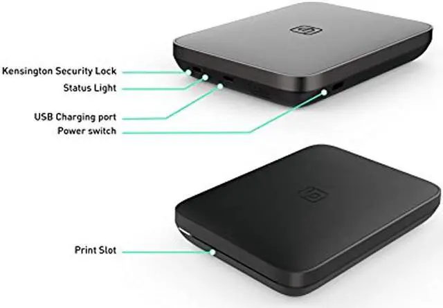Alt view image 3 of 4 - lifeprint 3x4.5 portable photo and video printer for iphone and android. make your photos come to life w/ augmented reality  black