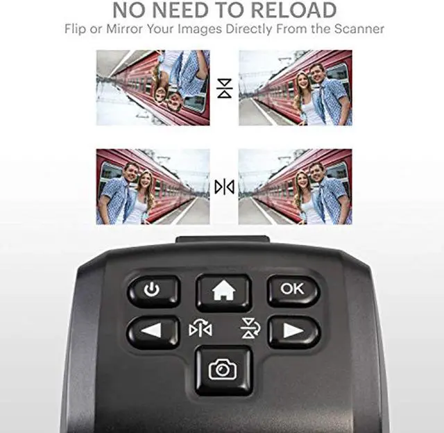 Alt view image 8 of 20 - kodak mini digital film & slide scanner  converts 35mm, 126, 110, super 8 & 8mm film negatives & slides to 22 megapixel jpeg images  includes  2.4 lcd screen  easy load film adapters