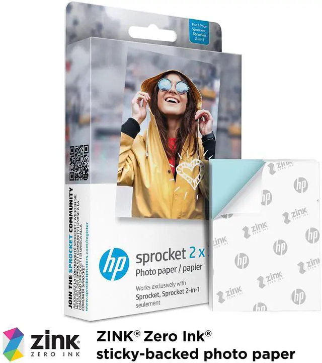 Alt view image 2 of 7 - HP 2x3 Premium Zink Photo Paper (50 Pack) Accessory Kit with Photo Album, Case, Stickers, Markers