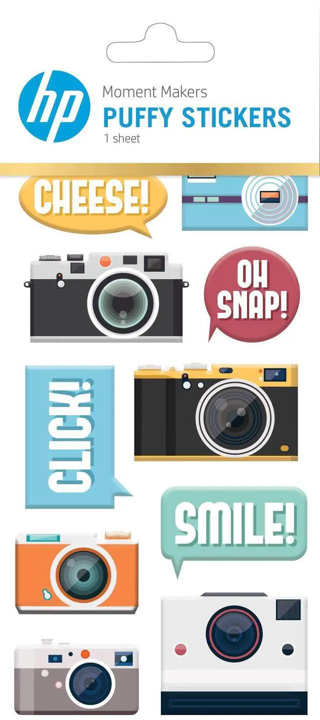 Main image of Puffy Stickers | Camera