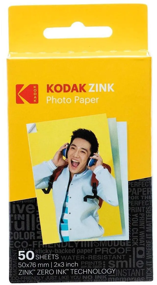 Alt view image 2 of 6 - Kodak 2x3 Premium Zink Paper Starter Kit with Soft Case