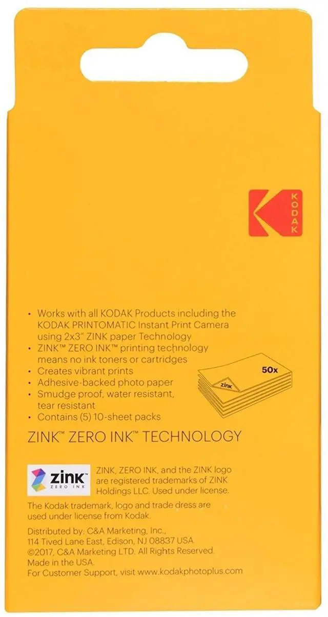 Alt view image 3 of 6 - Kodak 2x3 Premium Zink Paper Starter Kit with Soft Case