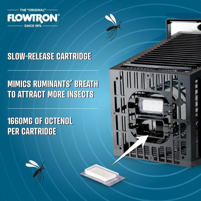 Alt view image 2 of 7 - Flowtron MA-1000 Octenol Mosquito Attractant Cartridge, Compatible with BK-15, BK-40, BK-80, MC-9000, FC-8800 - 2 Pack