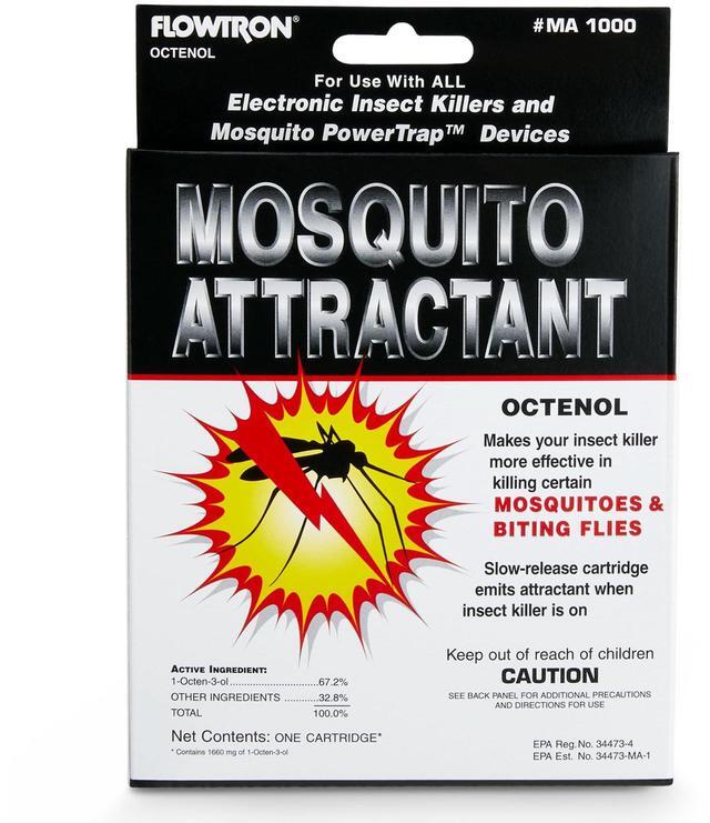 Alt view image 6 of 7 - Flowtron MA-1000 Octenol Mosquito Attractant Cartridge, Compatible with BK-15, BK-40, BK-80, MC-9000, FC-8800 - 2 Pack