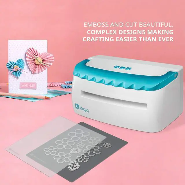 Alt view image 4 of 7 - Logia A5 Electronic Die Cutting Machine | Professional Die Cutter & Embosser Starter Kit for Scrapbooking, Crafting & Card Making | Fast & Quiet, Easy Operation, Overload Protection & Accessories Pack
