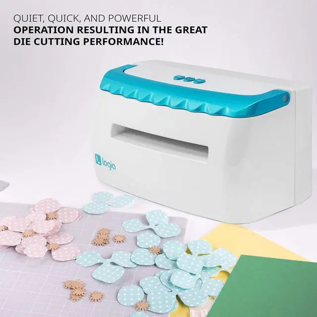 Alt view image 6 of 7 - Logia A5 Electronic Die Cutting Machine | Professional Die Cutter & Embosser Starter Kit for Scrapbooking, Crafting & Card Making | Fast & Quiet, Easy Operation, Overload Protection & Accessories Pack