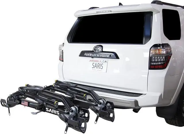 Alt view image 14 of 19 - Saris Freedom Superclamp EX 4-Bicycle Rear Mount Car Hitch Bike Rack