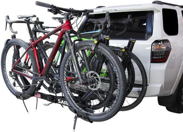 Alt view image 15 of 19 - Saris Freedom Superclamp EX 4-Bicycle Rear Mount Car Hitch Bike Rack