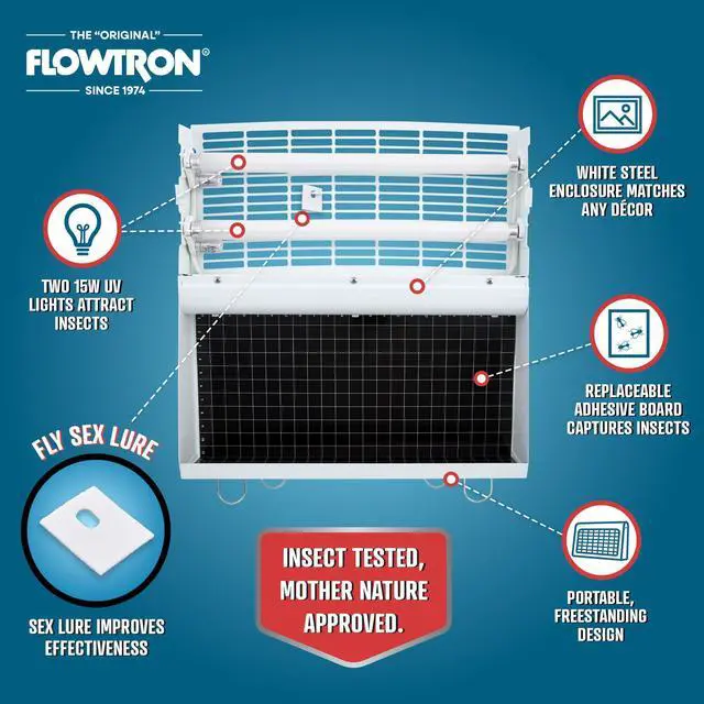 Alt view image 6 of 11 - Flowtron FC- 4900 Electric Fly-Insect Killer Portable 30 Watts
