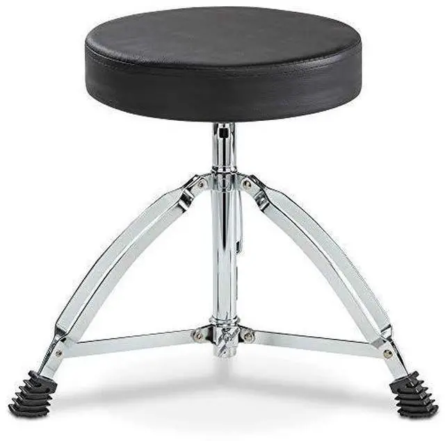 Alt view image 6 of 7 - LyxJam 7-Piece Electronic Drum Kit Set, with Real Mesh Fabric 209 Preloaded Sounds, 50 Play-Along Songs, Recording Capability & Kick Pad, Drum Sticks, Drum Throne Stool