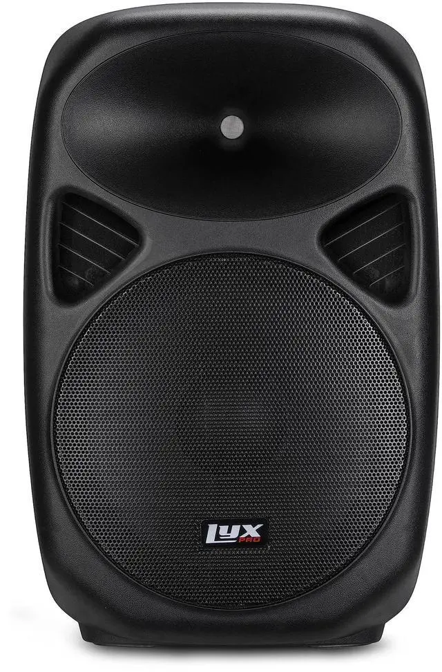 Main image of LyxPro 15 Inch Active PA Rechargeable Battery Speaker System, Bluetooth, MP3, USB, SD Card Slot, Foldable Carry Handle, Easy Carry Wheels-SPA-15 BAT
