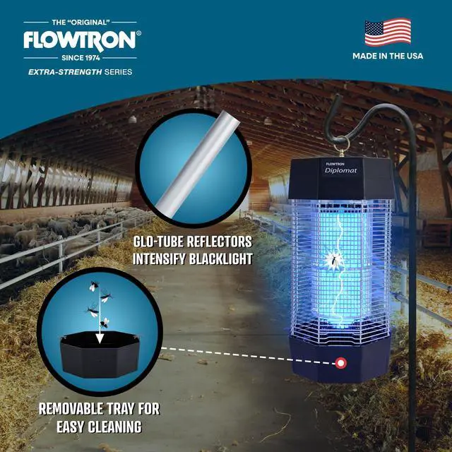 Alt view image 14 of 14 - FLOWTRON FC8800C 120W Electric Indoor/Outdoor Diplomat Fly Control Device