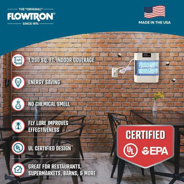 Alt view image 11 of 11 - Flowtron Insect Killer,80 Watt  FC7600