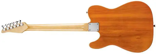 Alt view image 2 of 7 - LyxPro 39 Electric Guitar TL Series, Full-Size Paulownia Wood Body, 3-Ply Pickguard, C-Shape Neck, Ashtray Bridge, Quality Gear Tuners, 3-Way Switch & Volume/Tone Controls, 2 Picks Included, Mahogany