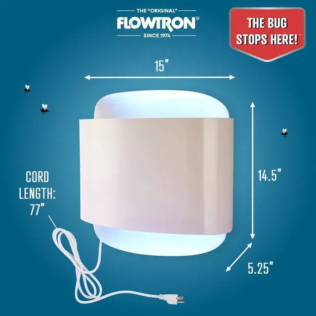 Alt view image 8 of 11 - FLOWTRON FC4800 80W Electric Indoor Only Galaxie Wall Sconce Electronic Fly