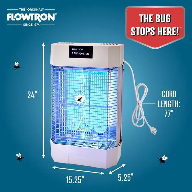 Alt view image 7 of 11 - FLOWTRON FC7800B Insect Killer,120 Watt
