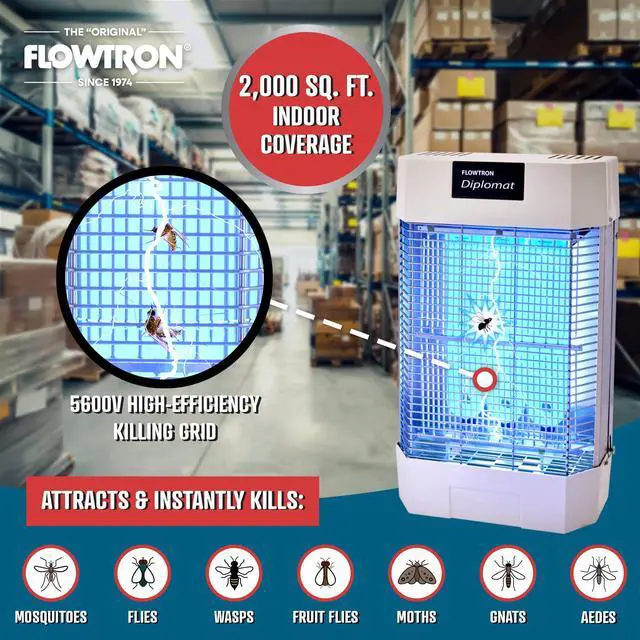 Alt view image 9 of 11 - FLOWTRON FC7800B Insect Killer,120 Watt