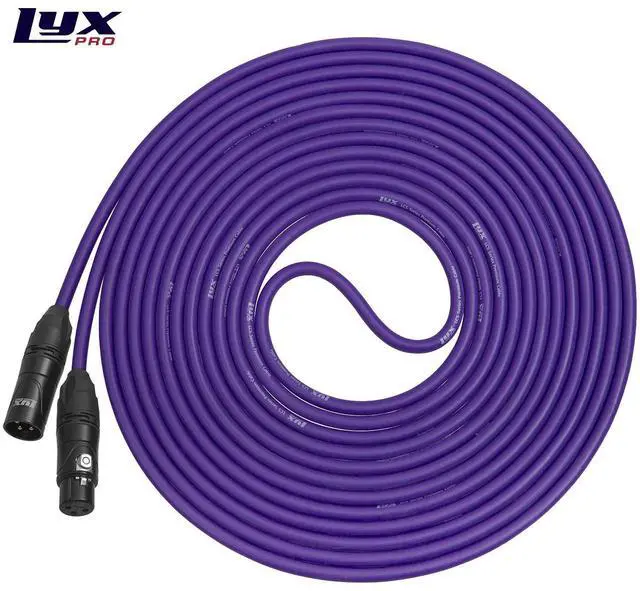 Alt view image 4 of 7 - LyxPro Cable Pack LCS Premium Series 7-Pack Multi Color 25 ft XLR Microphone Cables for Professional Microphones and Devices
