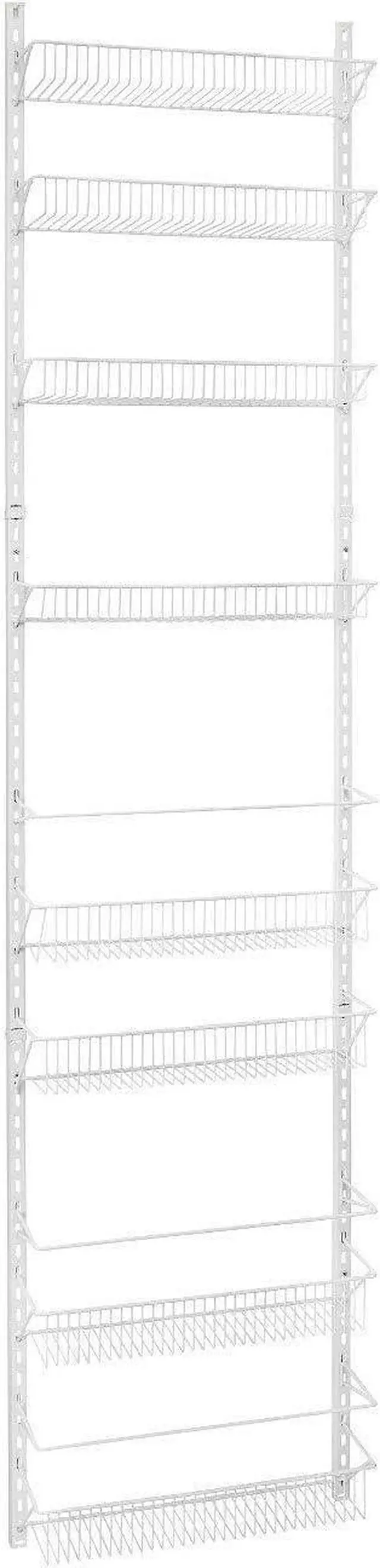 Alt view image 2 of 4 - Jumbl 24" Wide Adjustable Door/Wall Mount Hanging Spice Storage Rack