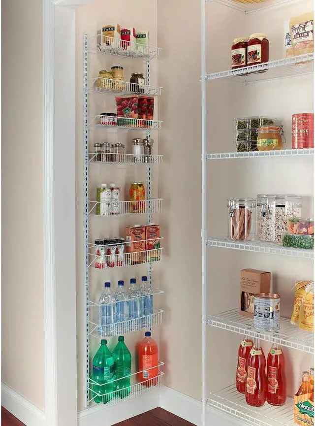 Alt view image 4 of 4 - Jumbl 24" Wide Adjustable Door/Wall Mount Hanging Spice Storage Rack