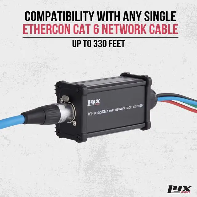 Alt view image 5 of 7 - LyxPro XLR 3 Feet Audio Snake 4 Channel 3 Pin Multi Network Breakout for Stage and Recording Studio Female Connection, Great For Sound and Lighting Transfer