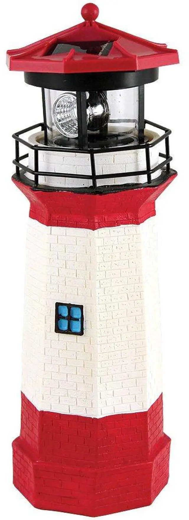 Alt view image 2 of 4 - Solar Lighthouse with Rotating Lamp by Jumbl