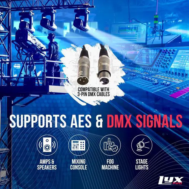 Alt view image 2 of 7 - LyxPro 8-Channel Dual Input 3-Pin Multi-Network XLR/TRS Cable Breakout for Stage Sound, Lighting, and Recording Studio - Female to RJ45 Ethercon Ideal for Sound, Lighting Setup, Ground Lift