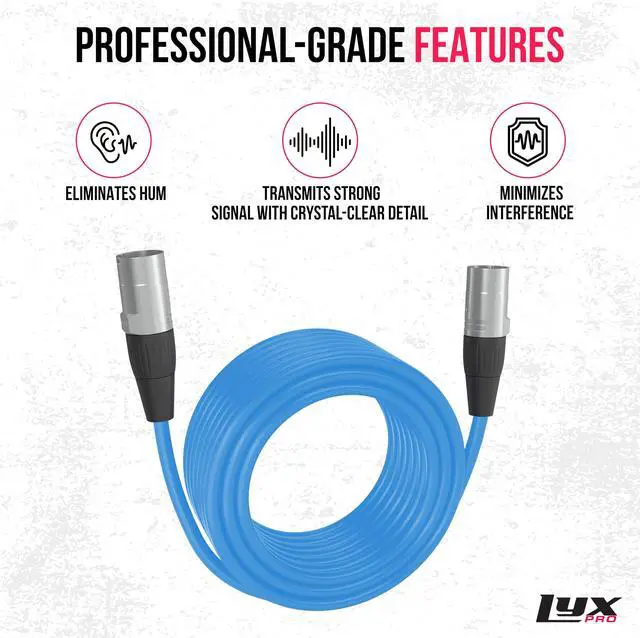 Alt view image 2 of 7 - LyxPro 75 Feet Shielded CAT6 Ethercon Cable - Professional Audio & Lighting RJ45 Cable, Studio-Grade Sound Transmission, Extreme Durability - Blue