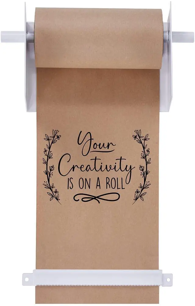 Main image of Jumbl 8 Wall Mounted Kraft Paper Dispenser | Hanging Paper Roll with Cutter for Kitchen, DIY Room, Office, Business, & More | Great for to-Do Lists, Menus, Grocery Lists, & Art Projects