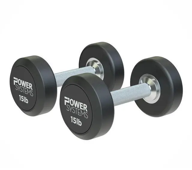 Main image of Power Systems ProStyle Round Rubber Dumbbell Pairs (60)