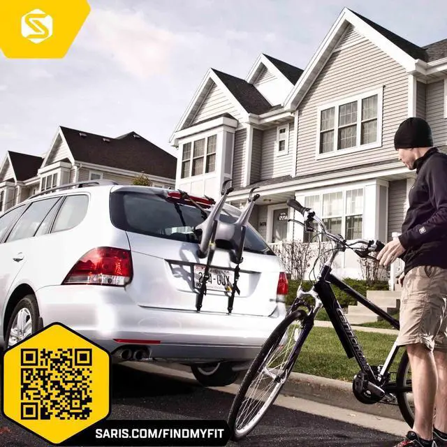 Alt view image 3 of 8 - Saris Solo 1-Bike Trunk Mounted Rack