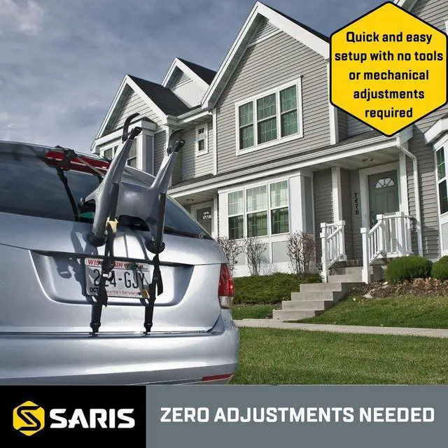 Alt view image 5 of 8 - Saris Solo 1-Bike Trunk Mounted Rack