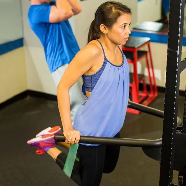 Alt view image 2 of 7 - Power Systems Strength Band, Extra Light 2-6 Pounds of Resistance, Closed Loop Band, 41 Inches, Orange, (68162)