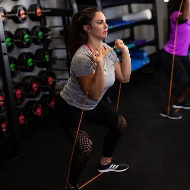 Alt view image 5 of 7 - Power Systems Strength Band, Extra Light 2-6 Pounds of Resistance, Closed Loop Band, 41 Inches, Orange, (68162)