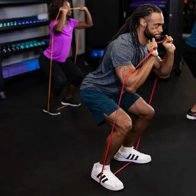 Alt view image 6 of 7 - Power Systems Strength Band, Extra Light 2-6 Pounds of Resistance, Closed Loop Band, 41 Inches, Orange, (68162)