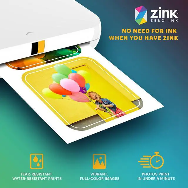 Alt view image 4 of 6 - Kodak 2x3 Premium Zink Pre-Cut Sticker Photo Paper (30 Sheets) Compatible with All Kodak 2x3 Instant Print Products Except Printomatic